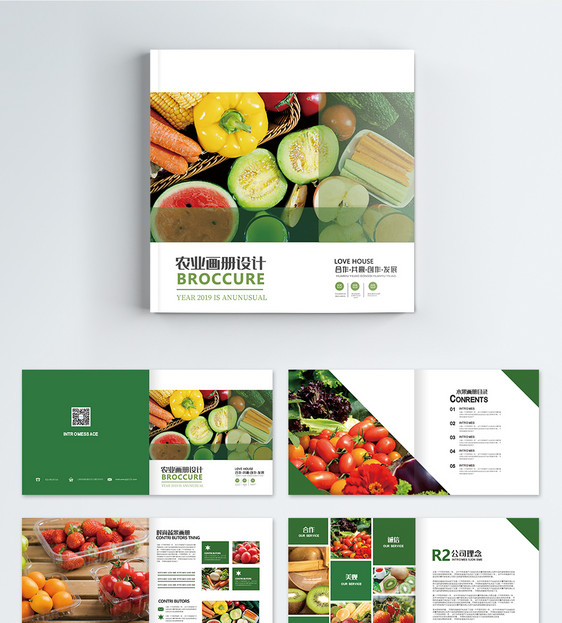 果蔬产品画册整套图片