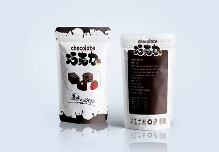 零食巧克力包装袋设计图片