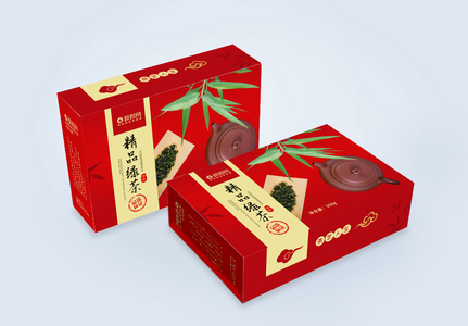 精品绿茶茶叶包装盒礼盒图片