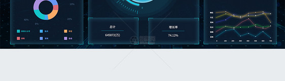 ui设计可视化数据统计web界面图片