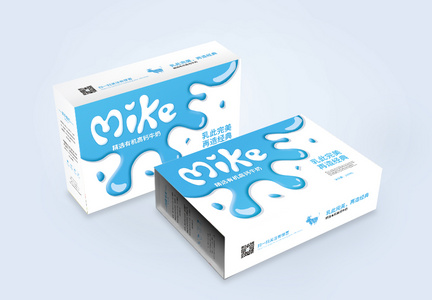 牛奶盒包装设计图片