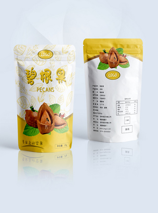 碧根果食品包装袋设计图片