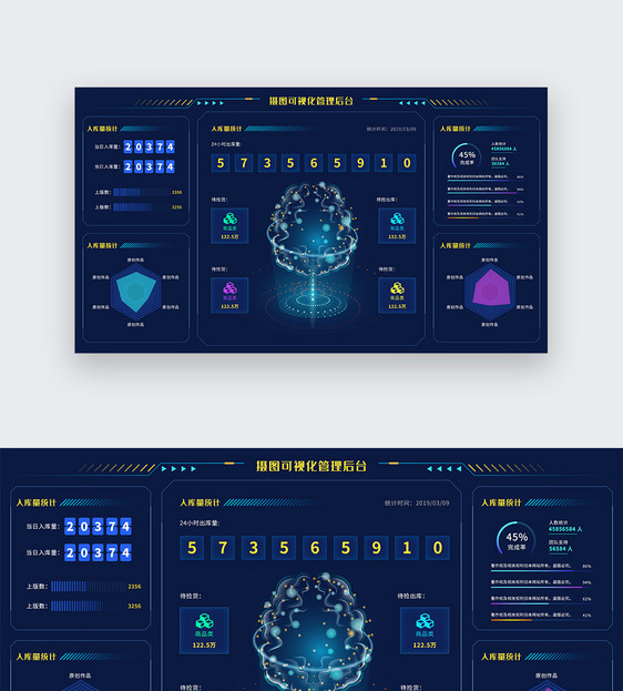 ui设计web界面后台数据页面图片