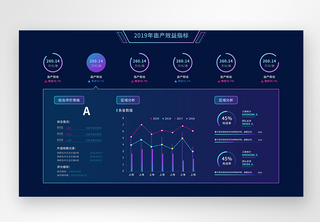 ui设计web界面后台数据页面深色高清图片素材