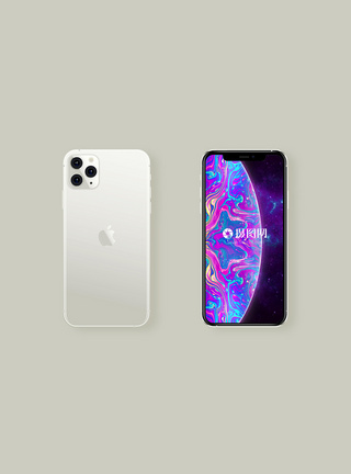 金色iphone11 Pro Max苹果样机模板素材 正版图片 摄图网