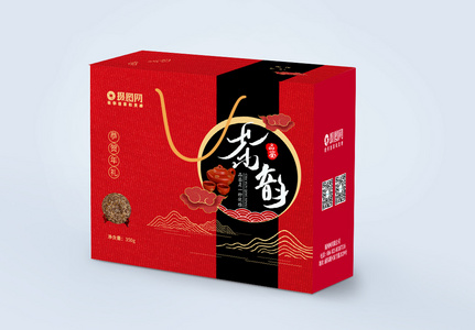 新年贺礼茶叶礼盒包装盒高清图片