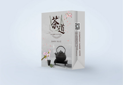 中国风茶道包装设计手提袋图片