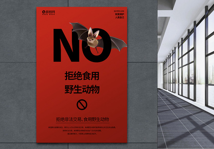 拒食野生动物系列海报1高清图片