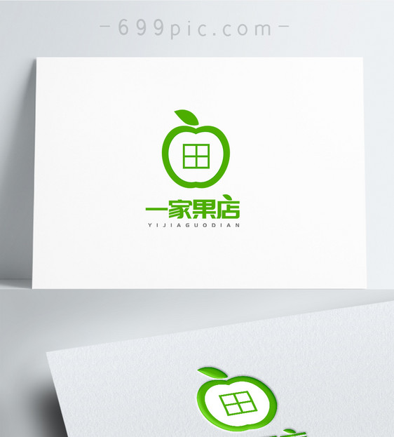 一家果店logo图片