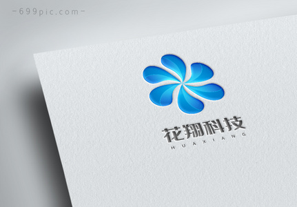 花瓣科技公司logo设计高清图片