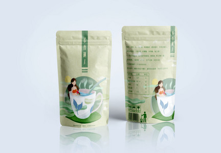 茶香迷人茶包装图片