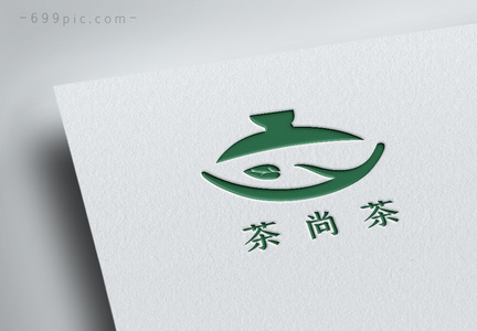 绿色时尚茶尚茶茶文化logo图片