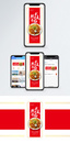 武汉美食热干面手机海报配图图片