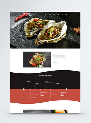 美食web首页界面图片