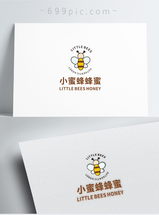 蜂鸟群小蜜蜂蜂蜜标志设计蜜蜂LOGO蜂蜜模板