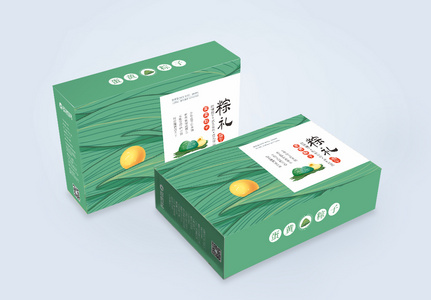 端午节粽子包装盒设计图片