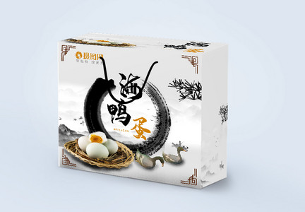 中国风海鸭蛋包装图片