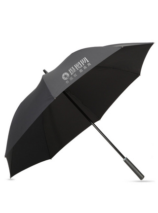 雨伞模特黑色雨伞侧面样机展示模板