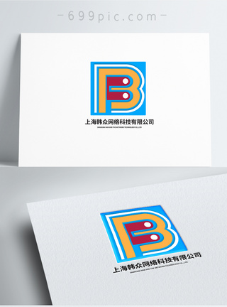 字母logo字母Blogo设计模板