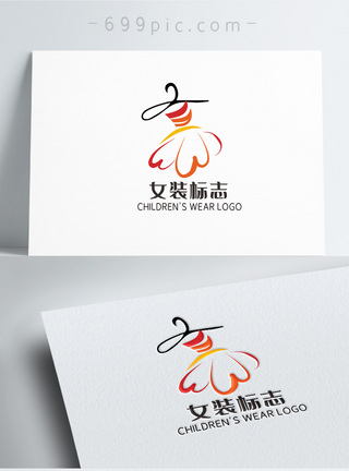 衣服LOGO女装LOGO设计模板