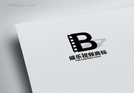 字母B影视lOGO设计图片