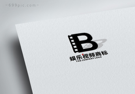 字母B影视lOGO设计高清图片