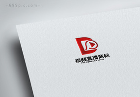 字母D影视logo设计图片