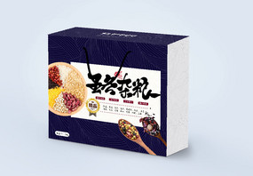 五谷杂粮营养健康包装礼盒图片