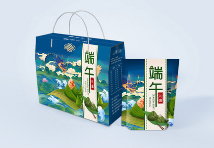 端午节粽子礼盒包装设计图片