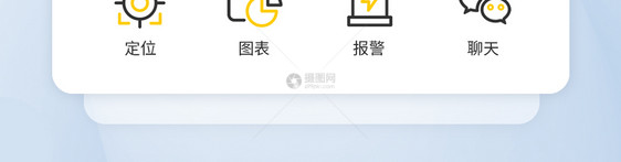 双色线性商务办公图标icon图片