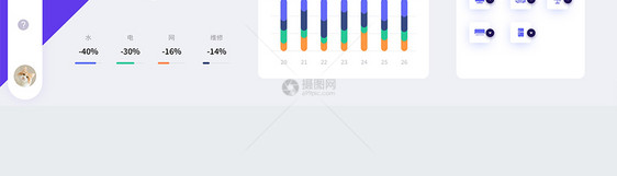 UI设计WEB家居后台管理界面图片