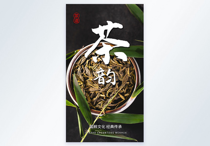 茶文化茶叶宣传摄影图海报图片