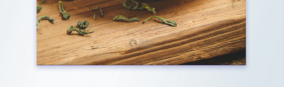 高山绿茶叶摄影海报图片