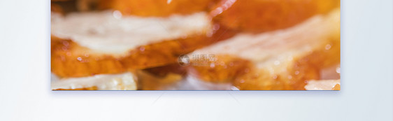 秘制烤鸭美食摄影海报图片