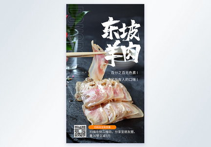 东坡羊肉美食摄影图海报图片