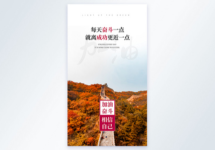 加油奋斗锦鲤图片