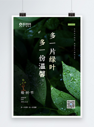 清爽植树节海报2图片