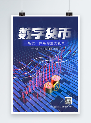 2023中国经济金句海报数字货币金融海报模板