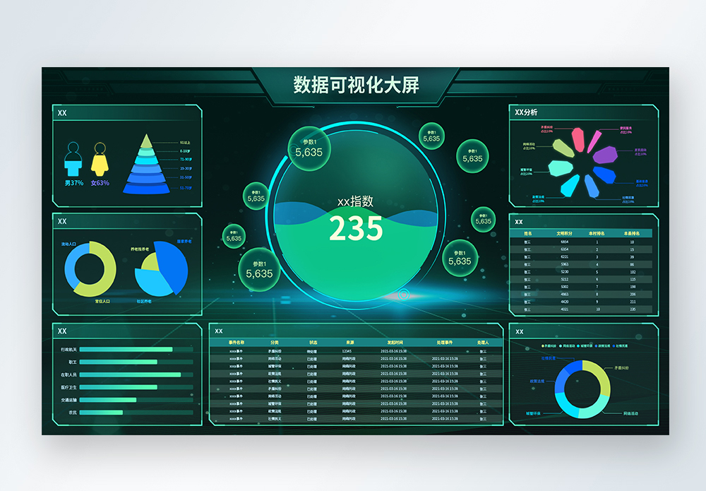 大屏设计图片_大屏设计素材_大屏设计高清图片_摄图网图片下载