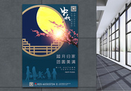 中国风中秋节海报图片