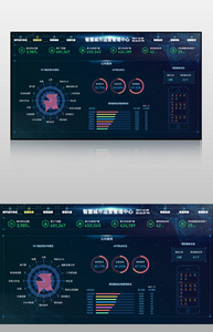 网站数据化可视化系统后台设计图片