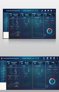 网站数据化可视化系统后台设计图片