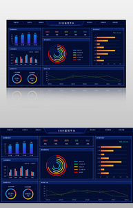 深色监控平台数据可视化后台界面图片