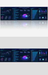 ui设计网页交互可视化数据导图图片