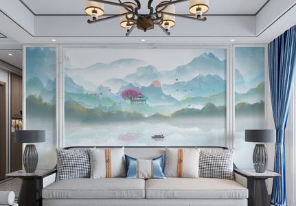 中国风背景墙高清图片