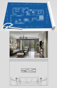 家装空间效果图户型图设计图片