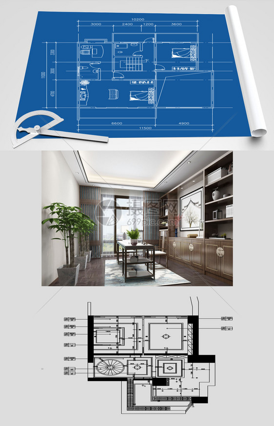 家装户型图别墅空间设计图片