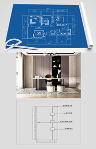 现代家居效果图户型图设计图片