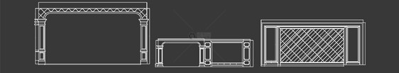电视墙背景墙CAD图纸图片