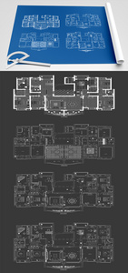 2021年大面积户型图设计图片